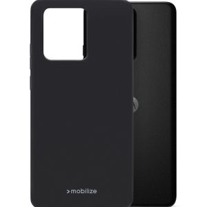 Mobilize Rubber Gelly Case Motorola Edge 40 Neo Matt Black