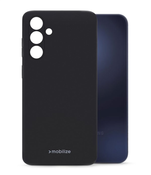 Mobilize Rubber Gelly Case Samsung Galaxy A15 4G/5G Matt Black