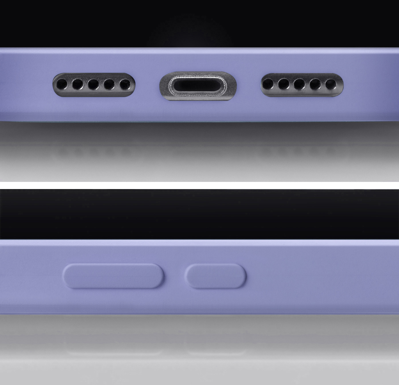 Mobilize Rubber Gelly Case Samsung Galaxy A15 4G/5G Pastel Purple - Afbeelding 2
