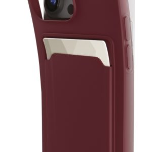 Mobilize Rubber Gelly Card Case Samsung Galaxy S24+ 5G Matt Bordeaux