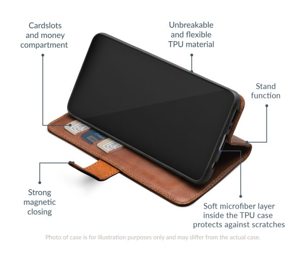 Mobilize Leather Wallet Samsung Galaxy S24+ 5G Brown - Afbeelding 5