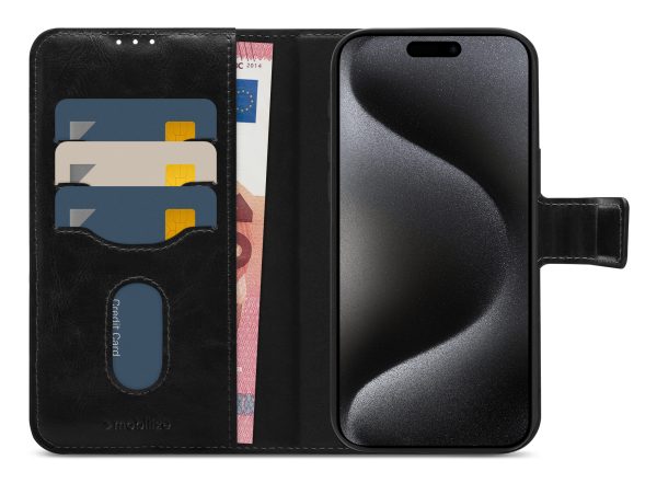 Mobilize 2In1 Magsafe Compatible Gelly Wallet Case Apple Iphone 15 Pro Max Black - Afbeelding 3