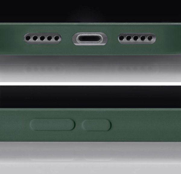 Mobilize Rubber Gelly Case Samsung Galaxy A25 5G Matt Green - Afbeelding 2