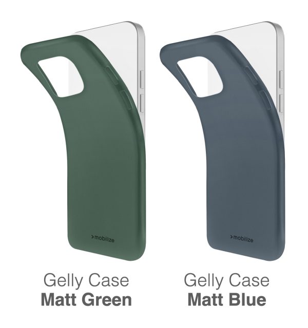 Mobilize Rubber Gelly Case Samsung Galaxy A25 5G Matt Green - Afbeelding 5