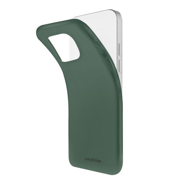 Mobilize Rubber Gelly Case Samsung Galaxy A25 5G Matt Green - Afbeelding 6