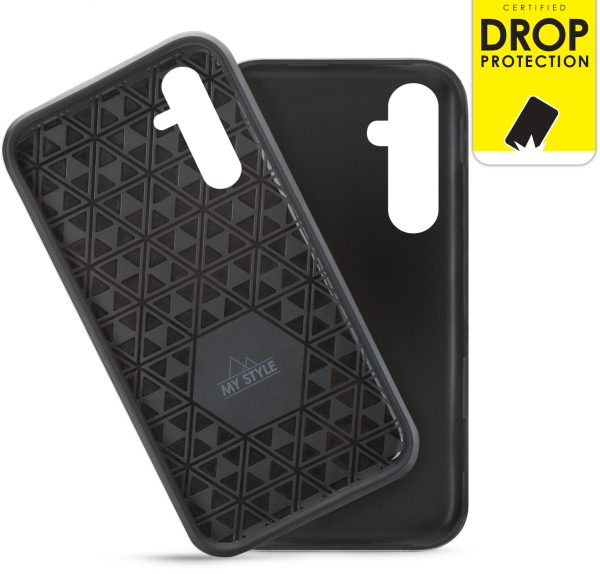 My Style Tough Case For Samsung Galaxy A25 5G Black - Afbeelding 2