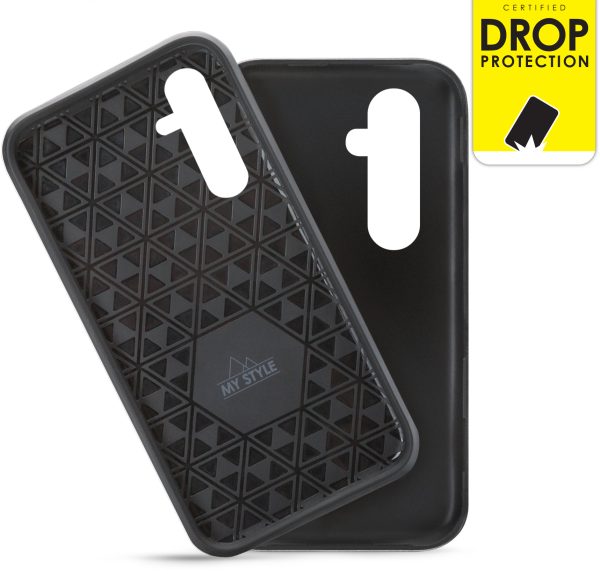 My Style Tough Case For Samsung Galaxy A35 5G Black - Afbeelding 2