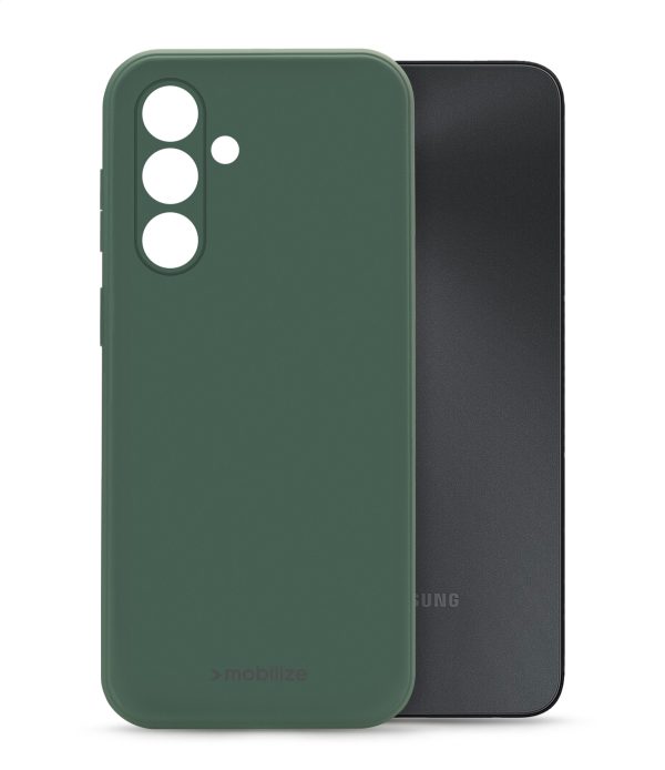 Mobilize Rubber Gelly Case Samsung Galaxy A05S Matt Green
