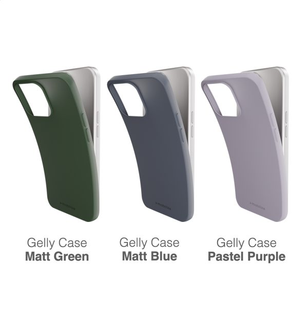 Mobilize Rubber Gelly Case Samsung Galaxy S23 Fe 5G Matt Green - Afbeelding 4