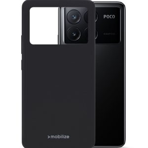 Mobilize Rubber Gelly Case Xiaomi Poco X6 Pro 5G Matt Black