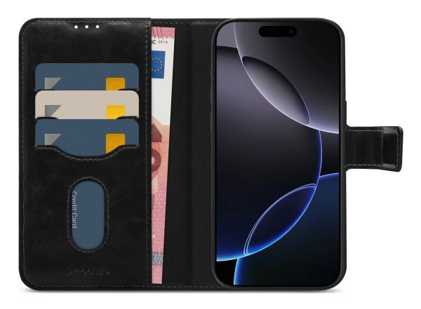 Mobilize 2In1 Magsafe Compatible Gelly Wallet Case Apple Iphone 16 Pro Max Black - Afbeelding 3