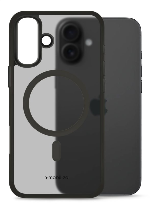 Mobilize Magsafe Compatible Hybrid Pro Case Apple Iphone 16 Plus Black