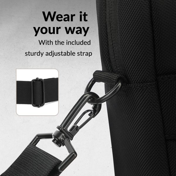 Mobilize Waterresistant Laptop Bag Up To 17.3Inch Black - Afbeelding 4