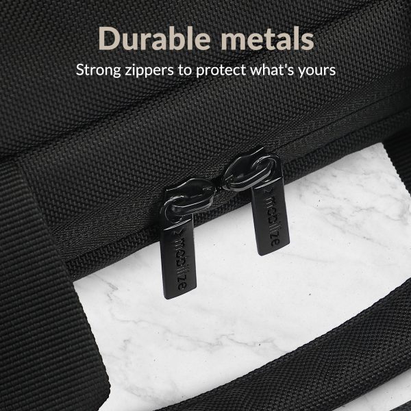 Mobilize Waterresistant Laptop Bag Up To 17.3Inch Black - Afbeelding 5