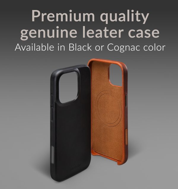 Mobilize Magsafe Compatible Premium Leather Case Apple Iphone 16 Pro Burned Cognac - Afbeelding 3