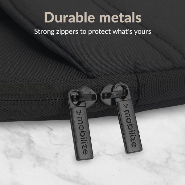 Mobilize Waterresistant Laptop Sleeve Up To 14Inch Black - Afbeelding 4