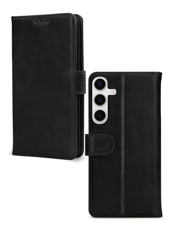 Mobilize Leather Wallet Samsung Galaxy S24 Fe Black - Afbeelding 2
