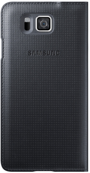 Samsung Ef-Fg850Bbegww Samsung Flip Cover Galaxy Alpha Black - Afbeelding 2