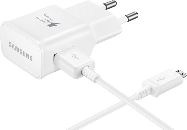 Samsung Ep-Ta20Eweugww Samsung Quick Travel Charger Incl. Micro Usb Cable 2.0A White Bulk - Afbeelding 2