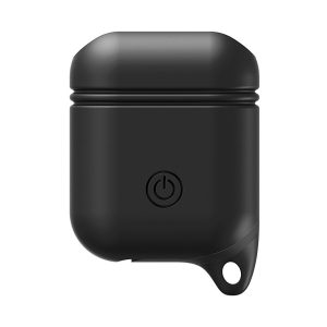 Xccess Shockproof Silicone Case With Hook For Apple Airpods Black