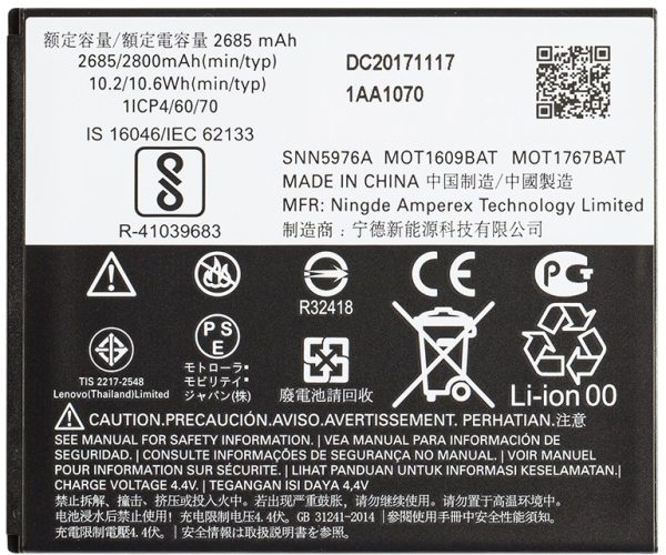 Motorola Gk40 Motorola Accu Li-Ion 2800 Mah Bulk - Afbeelding 2