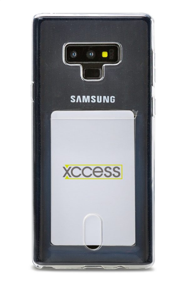 Xccess Tpu Card Case Samsung Galaxy Note9 Transparent Clear - Afbeelding 2