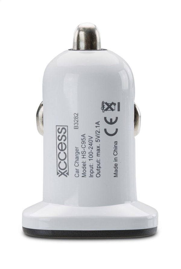 Xccess Car Charger Dual Usb 2.1A White