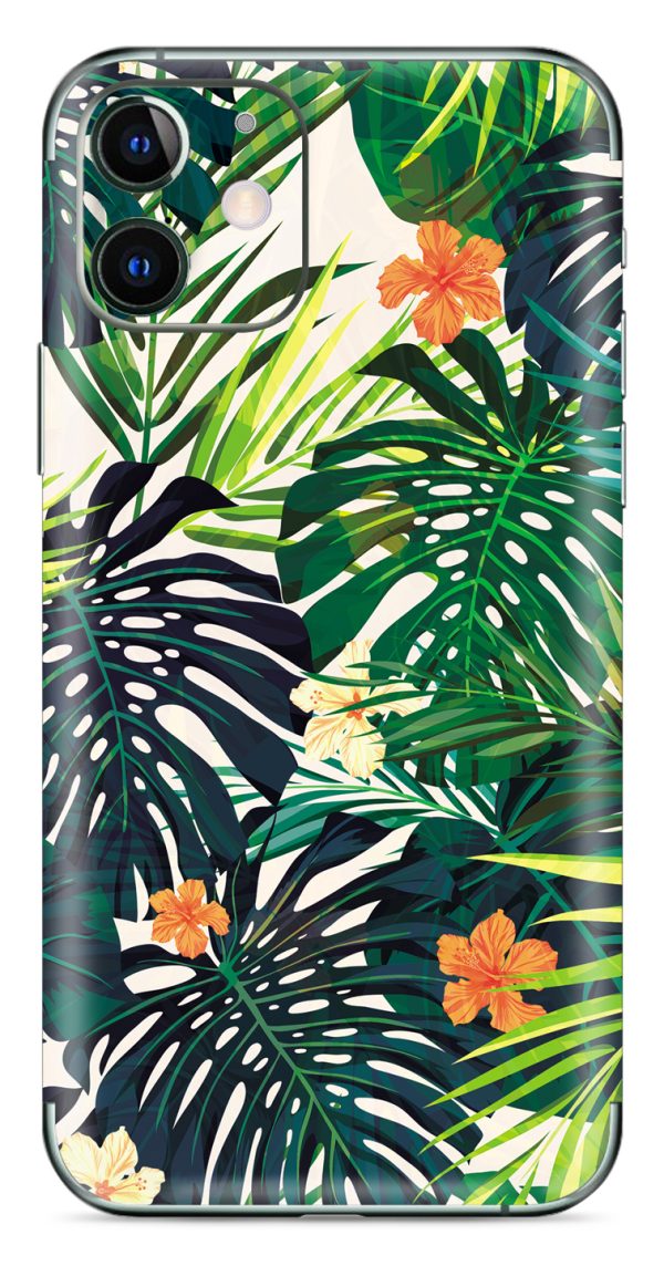 My Style Phoneskin For Apple Iphone 11 Jungle Flowers - Afbeelding 2