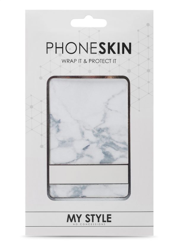My Style Phoneskin For Apple Iphone 7/8/Se (2020/2022) White Marble - Afbeelding 3
