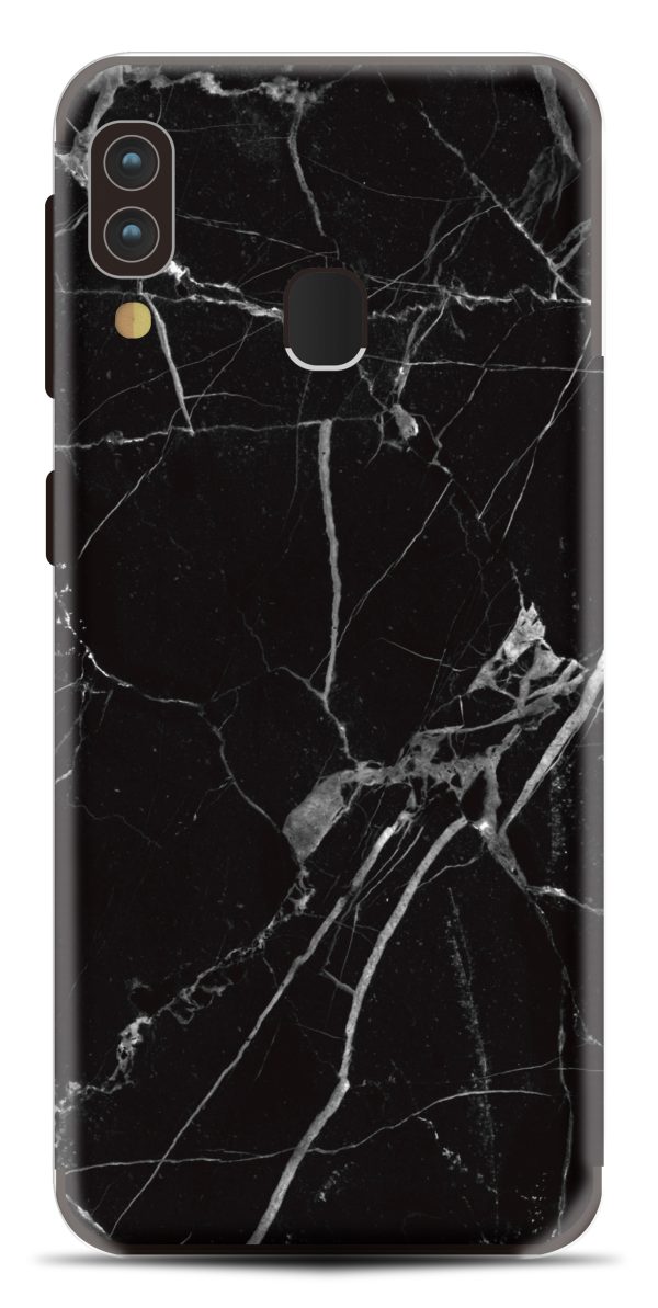 My Style Phoneskin For Samsung Galaxy A20E Black Marble - Afbeelding 2