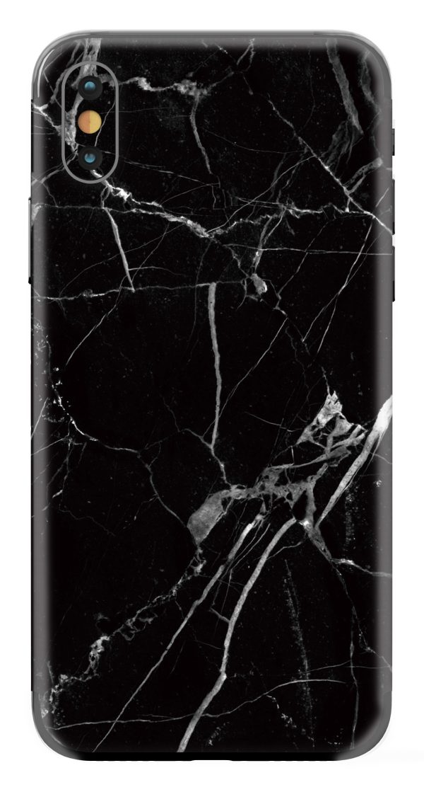 My Style Phoneskin For Apple Iphone X Black Marble - Afbeelding 2