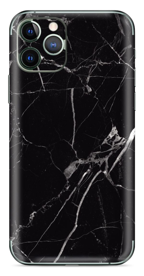 My Style Phoneskin For Apple Iphone 11 Pro Max Black Marble - Afbeelding 2