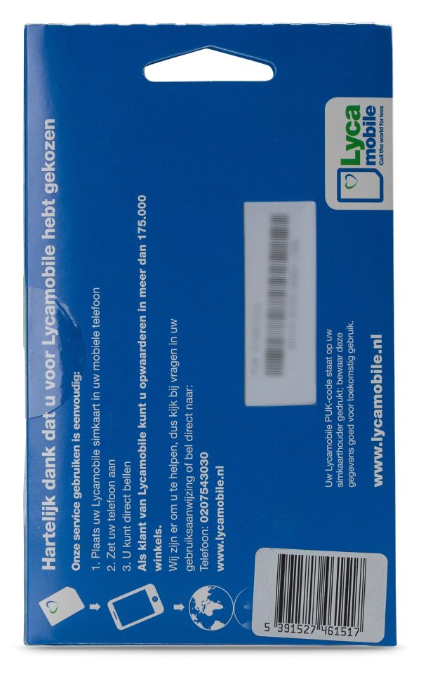 Lycamobile Holland Bundel S Plus - Afbeelding 2