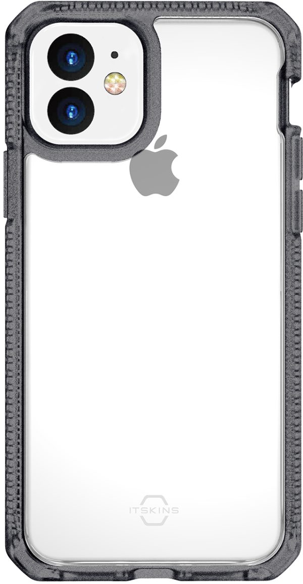 Itskins Level 2 Hybridfrost For Apple Iphone 11/Xr Transparent Black - Afbeelding 3