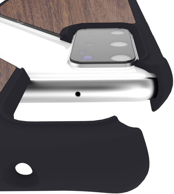 Itskins Level 2 Hybridfusion For Samsung Galaxy S20 Ultra/S20 Ultra 5G Dark Wood - Afbeelding 7