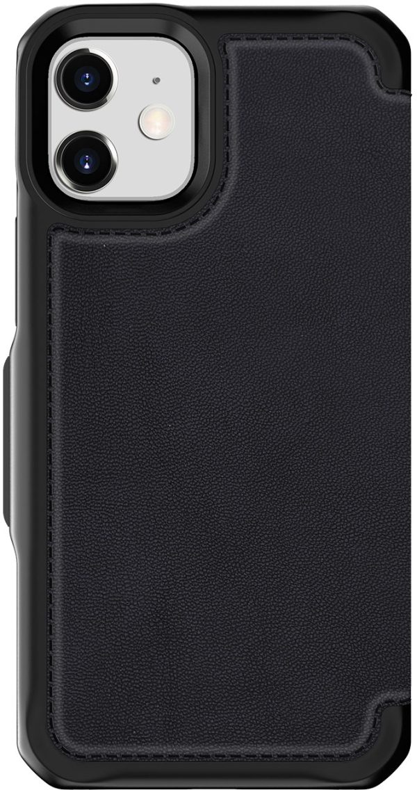 Itskins Level 2 Hybridfolio Leather For Apple Iphone 12 Mini Pure Black - Afbeelding 7