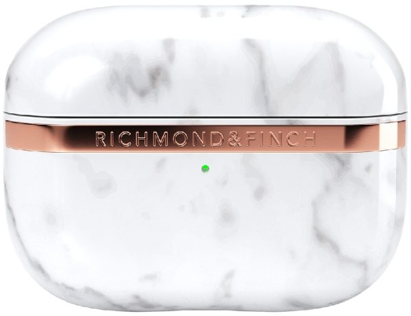 Richmond & Finch Freedom Series Apple Airpod Pro White Marble/Gold - Afbeelding 2
