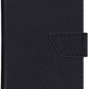 Valenta Leather Book Case Snap Universal Large Black