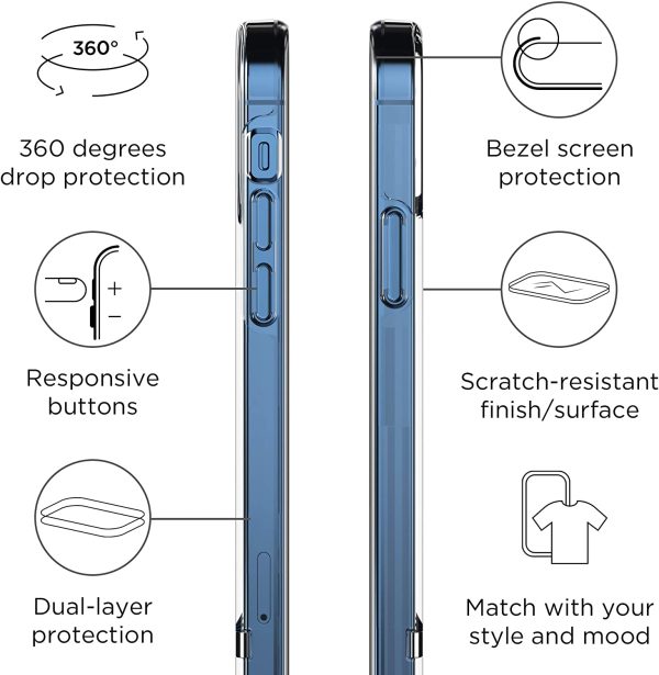 Richmond & Finch Clear Case Collection Apple Iphone 13 Pro Max Transparent/Silver - Afbeelding 7