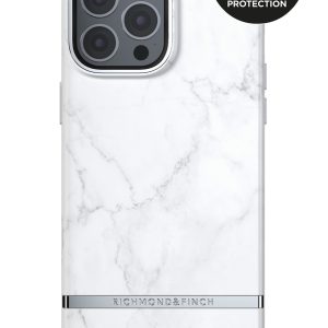 Richmond & Finch Freedom Series One-Piece Apple Iphone 13 Pro Max White Marble