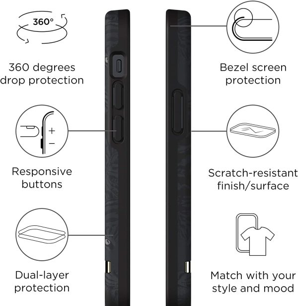 Richmond & Finch Freedom Series One-Piece Apple Iphone 13 Pro Max Black Tiger - Afbeelding 7