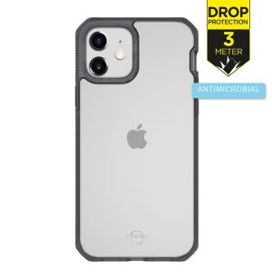 Itskins Level 2 Hybridfrost For Apple Iphone 12 Mini Transparent Black