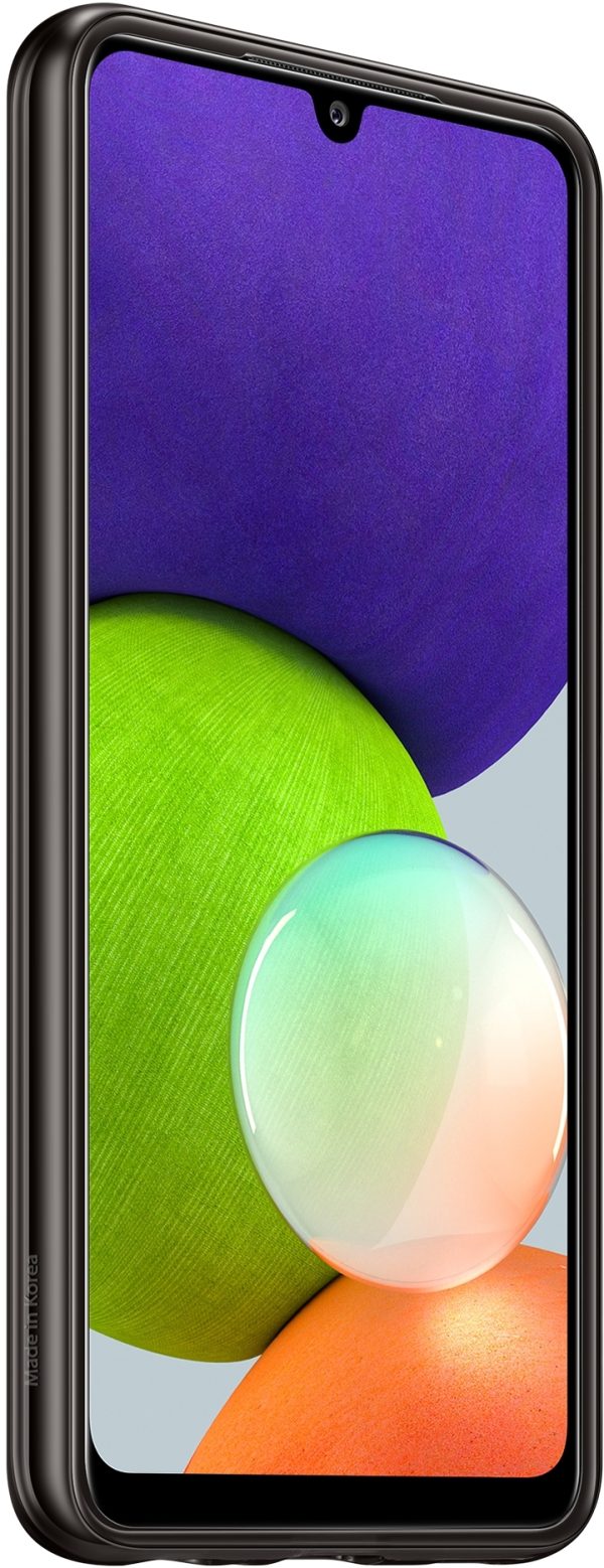 Samsung Ef-Qa225Tbegeu Samsung Soft Clear Cover Galaxy A22 4G Black - Afbeelding 6