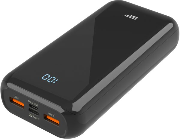 Silicon Power Qs28 Fast Charging 18W Pd Powerbank 20000 Mah Black - Afbeelding 3