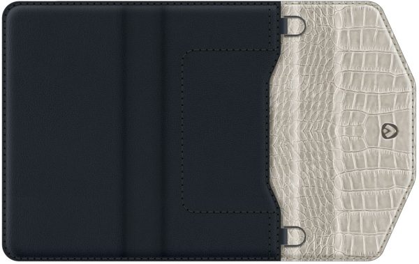 Valenta Clutch Croco Case Snap Universal Medium Black - Afbeelding 6