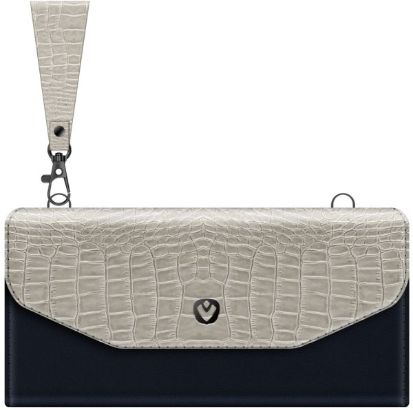 Valenta Clutch Croco Case Snap Universal Medium Black - Afbeelding 7