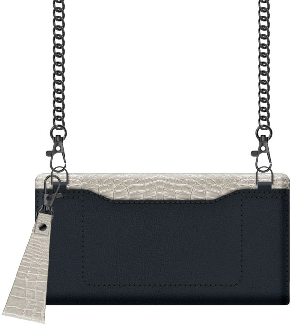 Valenta Clutch Croco Case Snap Universal Large Black - Afbeelding 3