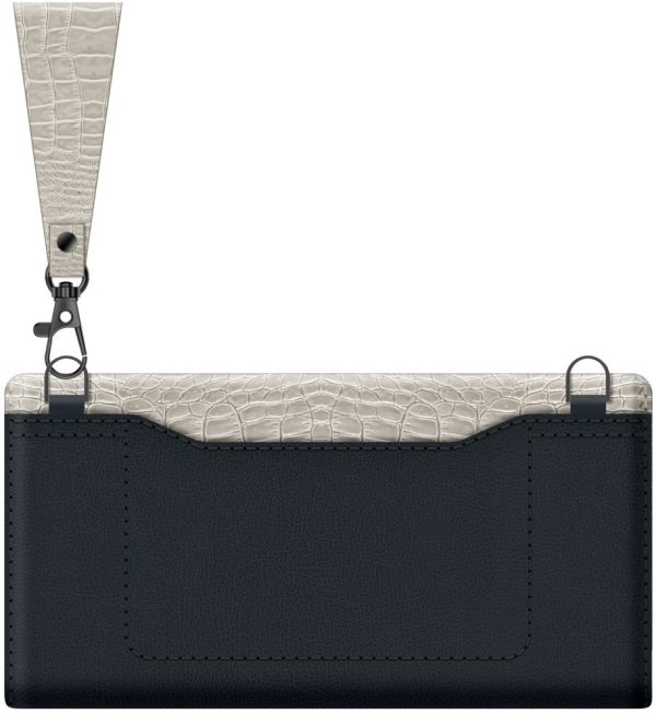 Valenta Clutch Croco Case Snap Universal Large Black - Afbeelding 8
