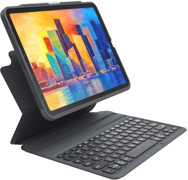 Zagg Pro Keys Bluetooth Keyboard Case For Apple Ipad Air 10.9 (2020/2022) Qwerty Black - Afbeelding 2