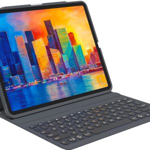 Zagg Pro Keys Bluetooth Keyboard Case For Apple Ipad Air 11 (2024/2025)/Pro 11 (2021) Qwerty Black